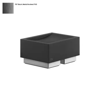 Мильниця Gessi Rettangolo, настільна, чорна, Black… - Фото №1