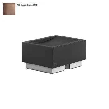 Мильниця Gessi Rettangolo, настільна, чорна, Copper… - Фото №1