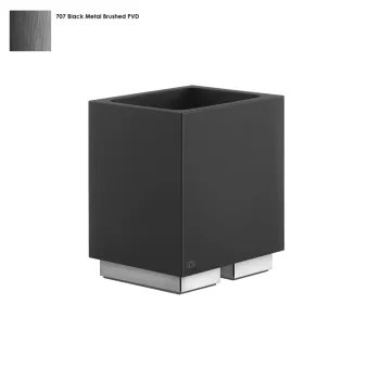 Склянка Gessi Rettangolo, настільна, чорна, Black… - Фото №1
