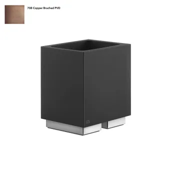 Склянка Gessi Rettangolo, настільний, чорний, Copper… - Фото №1