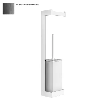Стойка с держателем туалетной бумаги и ершиком Gessi… - Фото №1