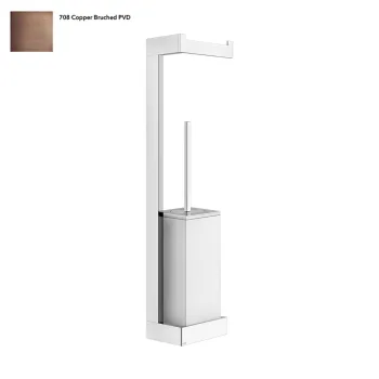 Стойка с держателем туалетной бумаги и ершиком Gessi… - Фото №1