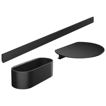 Комплект аксесуарів Hansgrohe WallStoris 3в1, Matt Black (27966670)
