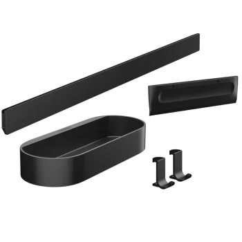 Комплект аксесуарів Hansgrohe WallStoris 4в1, Matt Black (27967670)