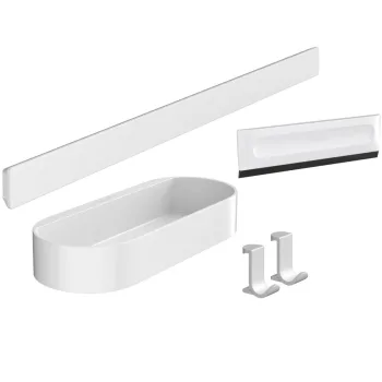 Комплект аксесуарів Hansgrohe WallStoris 4в1, Matt… - Фото №1