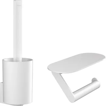 Комплект аксесуарів Hansgrohe WallStoris 2в1, Matt… - Фото №1