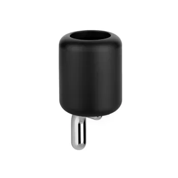 Стакан Gessi Goccia, черный, настенный, Chrome (38008031) - Фото №1