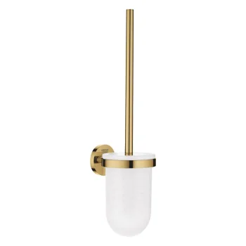 Туалетний йорж Grohe Essentials в комплекті, золото… - Фото №1