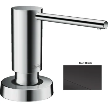 Дозатор кухонный для моющего Hansgrohe A51, 500 ml, Matt Black (40448670)