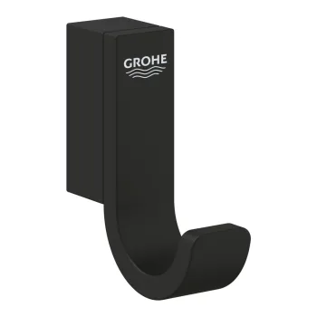 Гачок Grohe Selection для банного халата, чорний матовий… - Фото №1