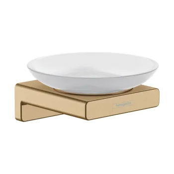Мильниця підвісна Hansgrohe AddStoris, Brushed Bronze/скло… - Фото №1