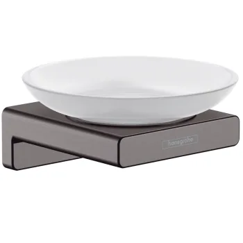 Мыльница подвесная Hansgrohe AddStoris, Brushed Black… - Фото №1