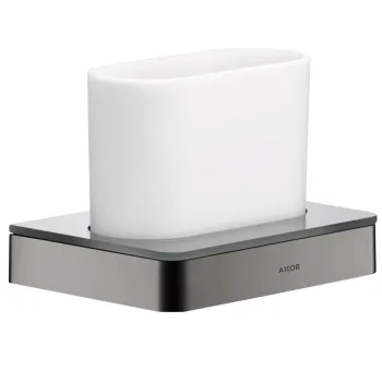Стакан настінний AXOR Universal, polished black chrome… - Фото №1