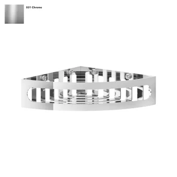 Полочка Gessi Venti 20, настенная, угловая, Chrome… - Фото №1
