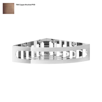 Полочка Gessi Venti 20, настенная, угловая, Copper… - Фото №1