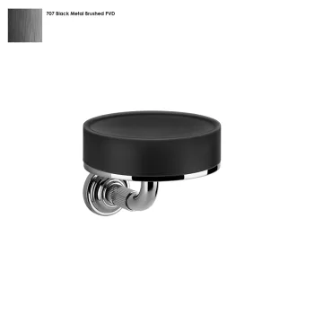 Мыльница Gessi Venti 20, настенная, черная, Black… - Фото №1