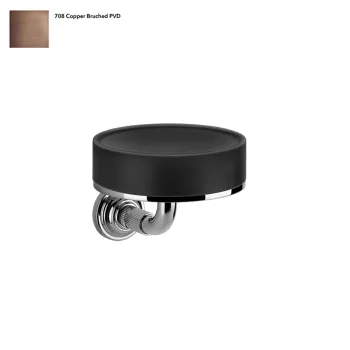 Мыльница Gessi Venti 20, настенная, черная, Copper… - Фото №1