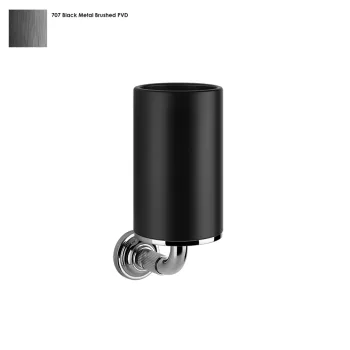 Склянка Gessi Venti 20, настінна, чорна, Black Metal… - Фото №1