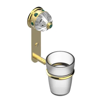 Стакан для зубних щіток THG Amboise Malachite, малахіт/polished… - Фото №1
