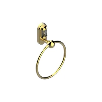 Полотенцедержатель-кольцо THG Ange, polished gold… - Фото №1
