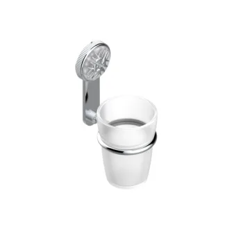 Стакан для зубних щіток THG Hirondelles Platinum Stamped,… - Фото №1