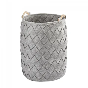 Кошик для білизни Aquanova Amy, 75л, Silver grey (AMYLAL-95) - Фото №1