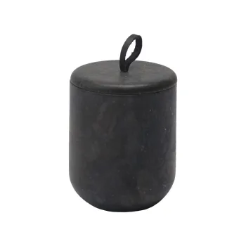 Коробка з кришкою Aquanova Hammam Round, Dark grey… - Фото №1