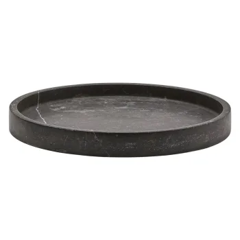 Піднос Aquanova Hammam круглий, Dark grey (HAMTRR-98) - Фото №1