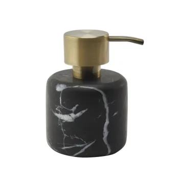 Дозатор для рідкого мила Aquanova Nero, Black (NERDIM-09) - Фото №1