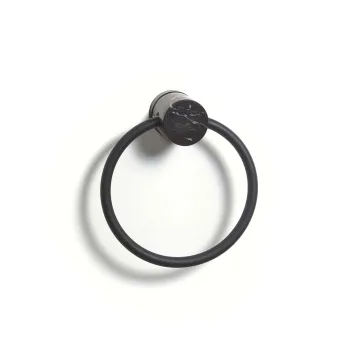Тримач для рушників Aquanova Nero кільце, Black (NERTLR-09) - Фото №1