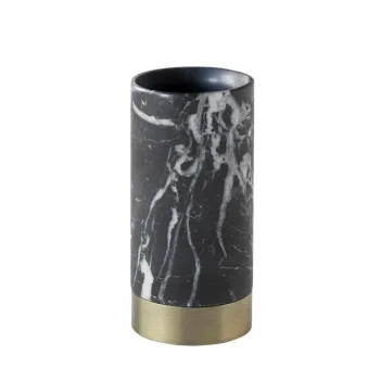 Склянка для зубних щіток Aquanova Nero, Black (NERTUM-09) - Фото №1