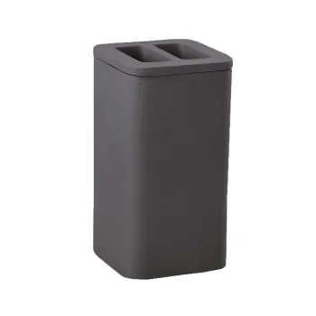 Склянка для зубних щіток Aquanova Ona, Dark grey (ONATBH-98) - Фото №1