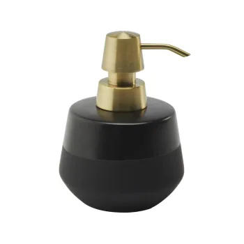 Дозатор для рідкого мила Aquanova Opaco, Black (OPADIS-09) - Фото №1