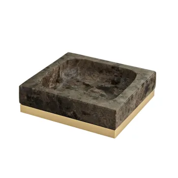 Мыльница 3SC Elegance Palace Marble Emperador Dark,… - Фото №1