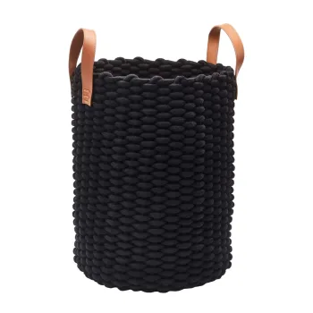 Кошик для білизни Aquanova Rudon, 43 л, Black (RUDLAS-09) - Фото №1