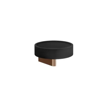 Мыльница настенная, Gessi Origini черная, Copper Bruched… - Фото №1