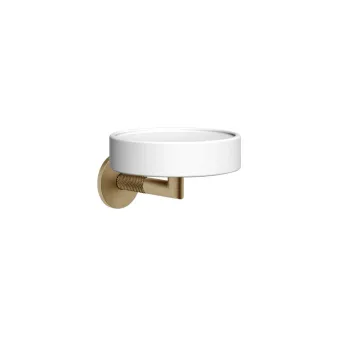 Мыльница Gessi Anello, белая, настенная, Warm Bronze… - Фото №1