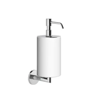 Дозатор для рідкого мила Gessi Anello, хром / білий… - Фото №1