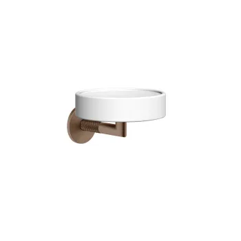 Мыльница Gessi Anello, белая, настенная, Copper Bruched… - Фото №1