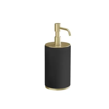 Дозатор жидкого мыла настольный, Gessi Origini, черный,… - Фото №1