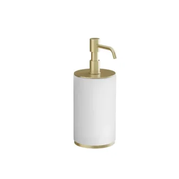 Дозатор жидкого мыла настольный, Gessi Origini, белый,… - Фото №1