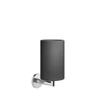 Стакан для зубних щіток Gessi Anello, хром / чорний (63708-031)