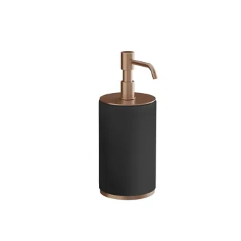 Дозатор жидкого мыла настольный, Gessi Origini, черный,… - Фото №1
