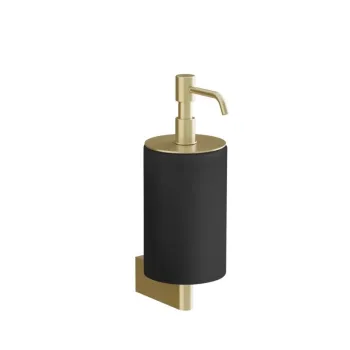 Дозатор жидкого мыла настенный, Gessi Origini, черный,… - Фото №1