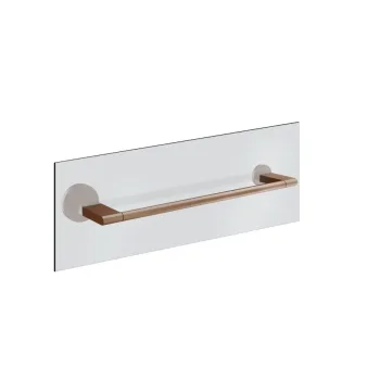 Полотенцетримач Gessi Origin 30 см, кріплення на скло, Copper Bruched PVD (66511708)