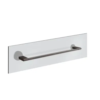 Полотенцетримач Gessi Origin 45 см, кріплення на скло, Black Metal Bruched PVD (66513707)