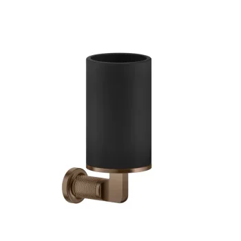 Склянка Gessi Inciso, настінна, чорна, Copper Bruched PVD (58508708)