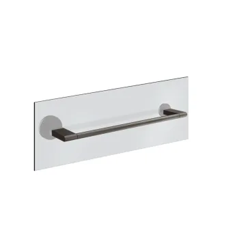 Полотенцетримач Gessi Origin 30 см, кріплення на скло, Black Metal Bruched PVD (66511707)